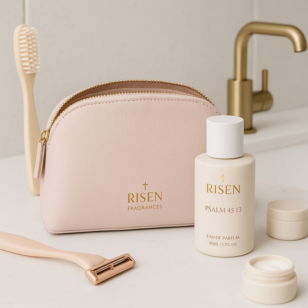 Risen Wash Bag in Light Pink
