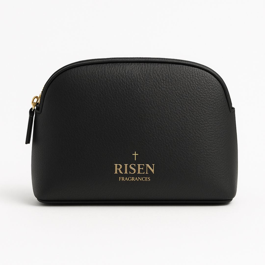 Risen Wash Bag in Midnight Black